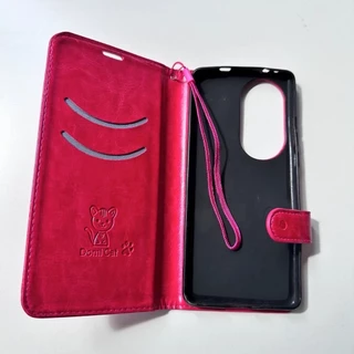 เคสฝาพับล็อค สำหรับ OPPO Reno15 15F 15Pro max Reno14 14F 13 13F 12 12Pro 11 11Pro 11F 10 10Pro ช่องใส่บัตรแถมสาย Domicat