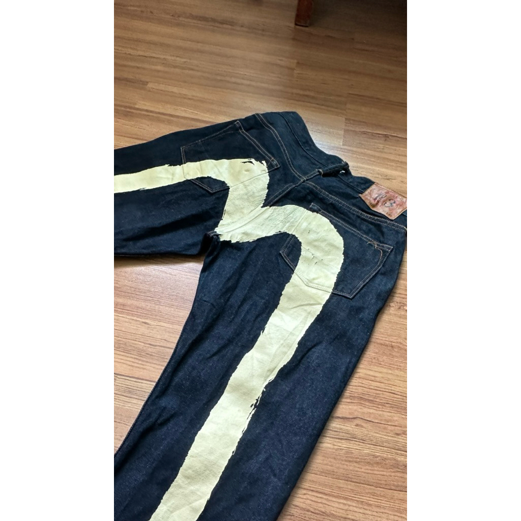 EVISU Big logo NO.3 lot.2010 เอว29 แท้💯