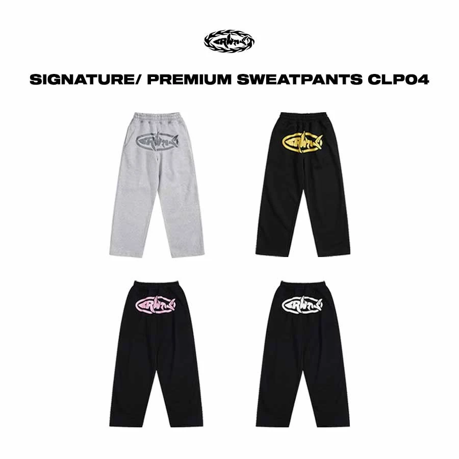 Cruehawts กางเกง Signature/ PREMIUM Sweatpants CLP04