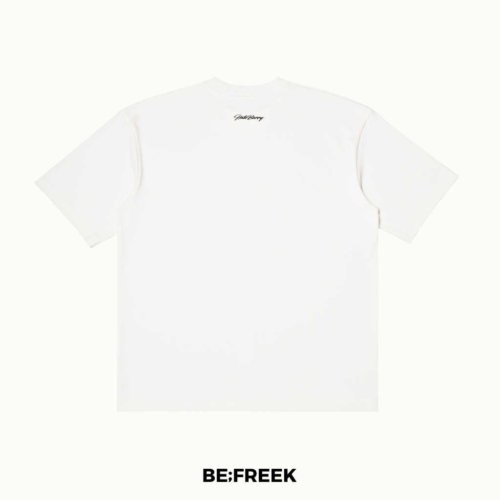 BE;FREEK x HATEBERRY GO GO! BIKER WHITE ORIGINAL T-SHIRT LIMITED รูปที่ 5