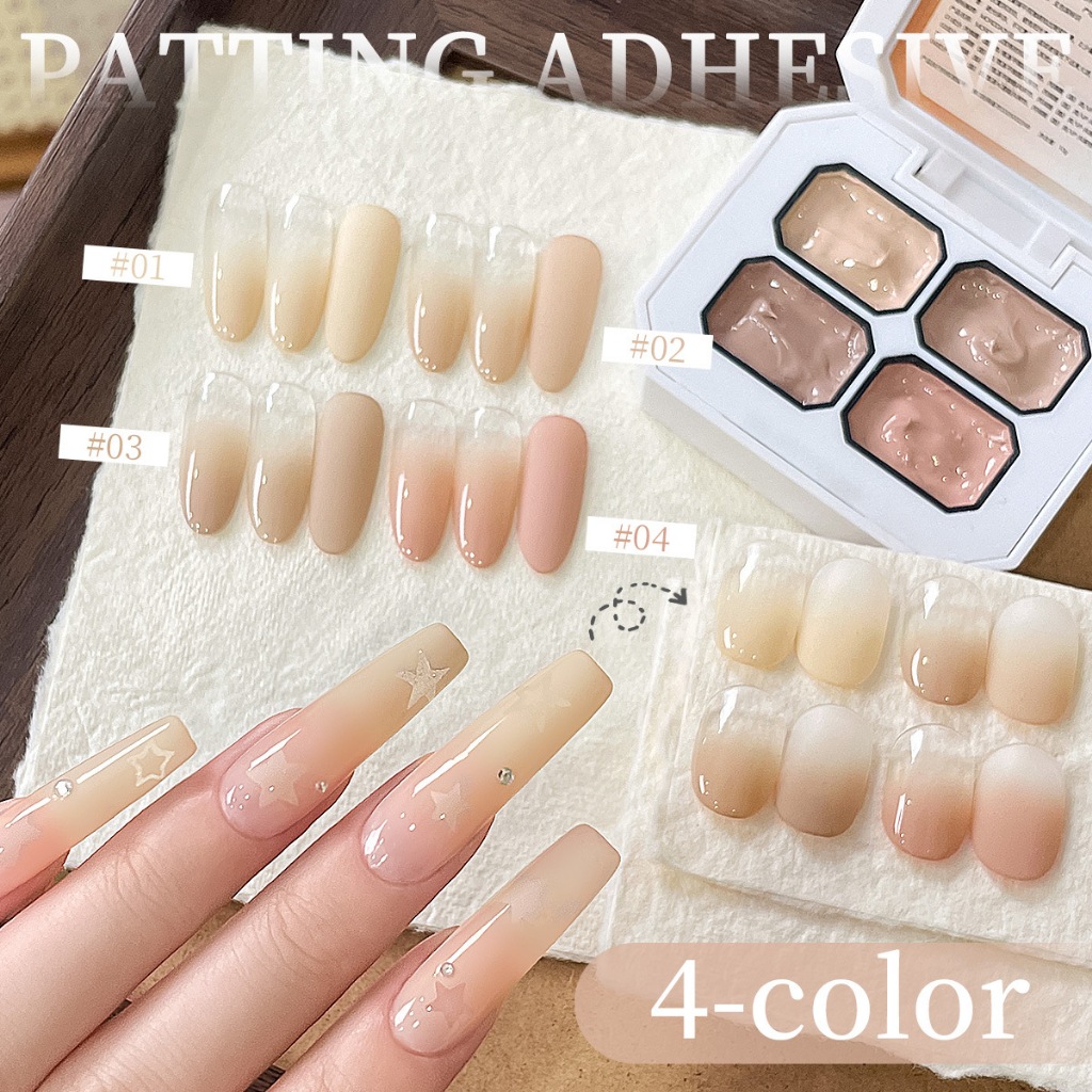 สีเจลตลับออมเบรย์ MORDDA 4 สี สำหรับไล่สี เนื้อเข้มข้น 10 โทนสี ใช้งานง่าย