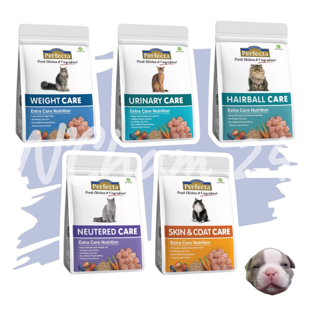 Perfecta Care ขนาด 1.2 kg อาหารแมว เพอร์เฟคต้า แคร์