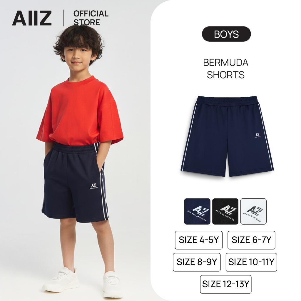 AIIZ กางเกงขาสั้นเด็กผู้ชายเอวยางยืด AIIZ Boy's Bermuda Shorts