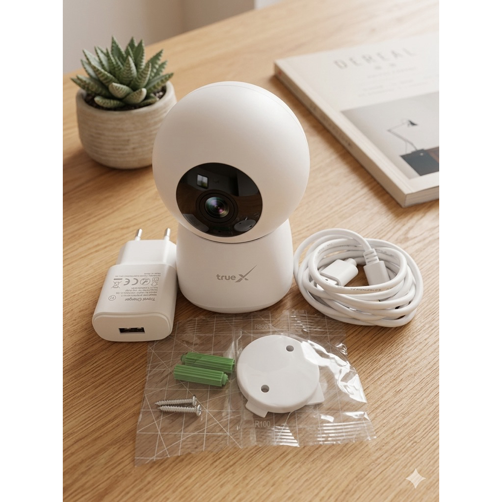 กล้องวงจรปิดทรูของแท้‼️มือ2ทรูสมาร์ทคาเมร่าสี่โปรเอไอ True Smart Camera 4 Pro AI ไร้สาย