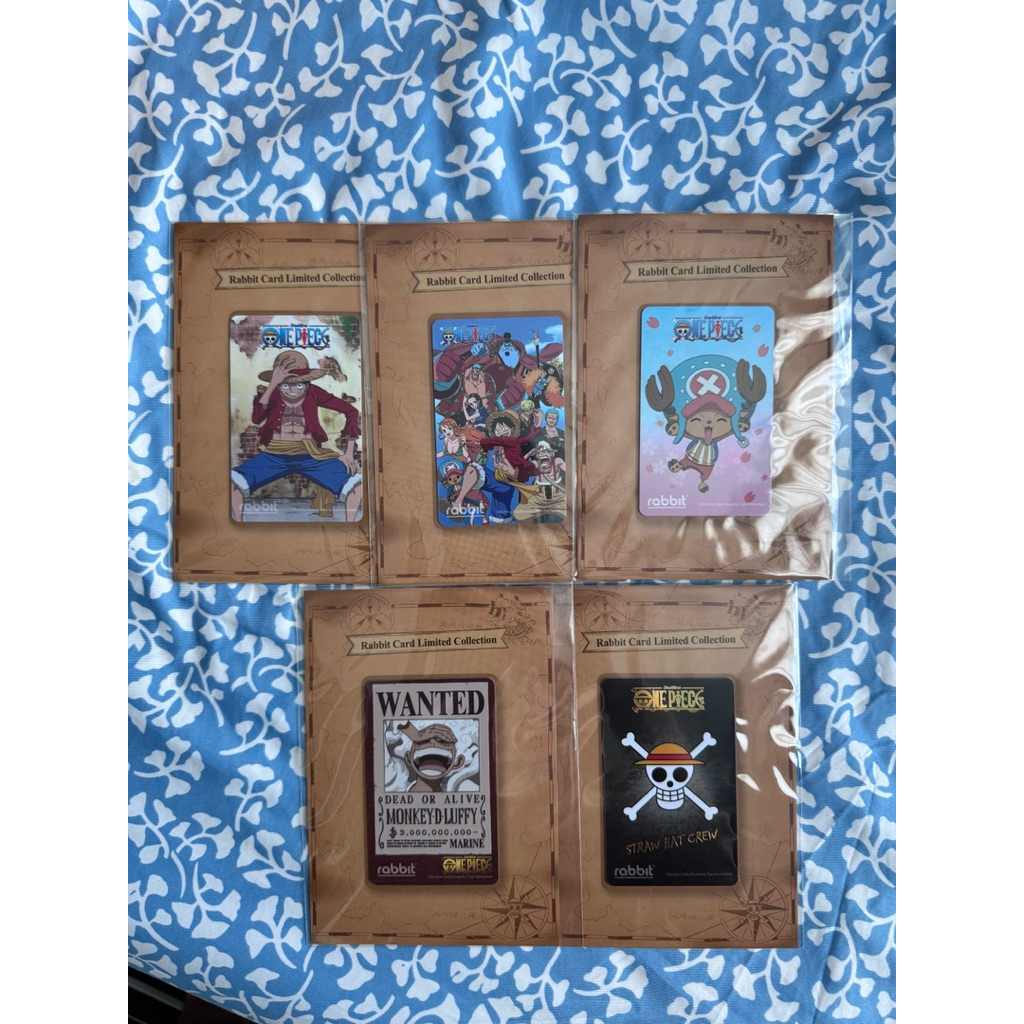 บัตร Rabbit ลาย One piece limited , บัตรบีทีเอส
