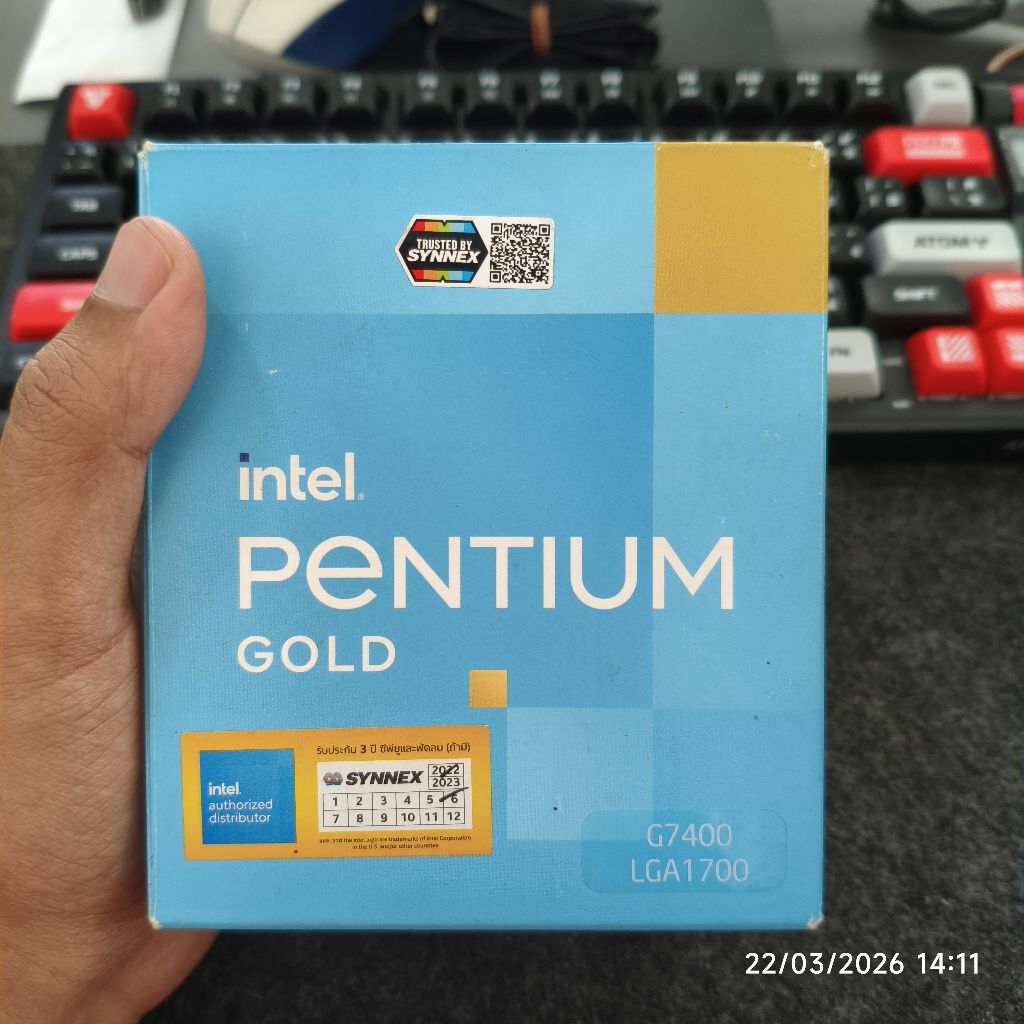 ซีพียูมือสอง(cpu) intel pentium gold g7400 (1700)