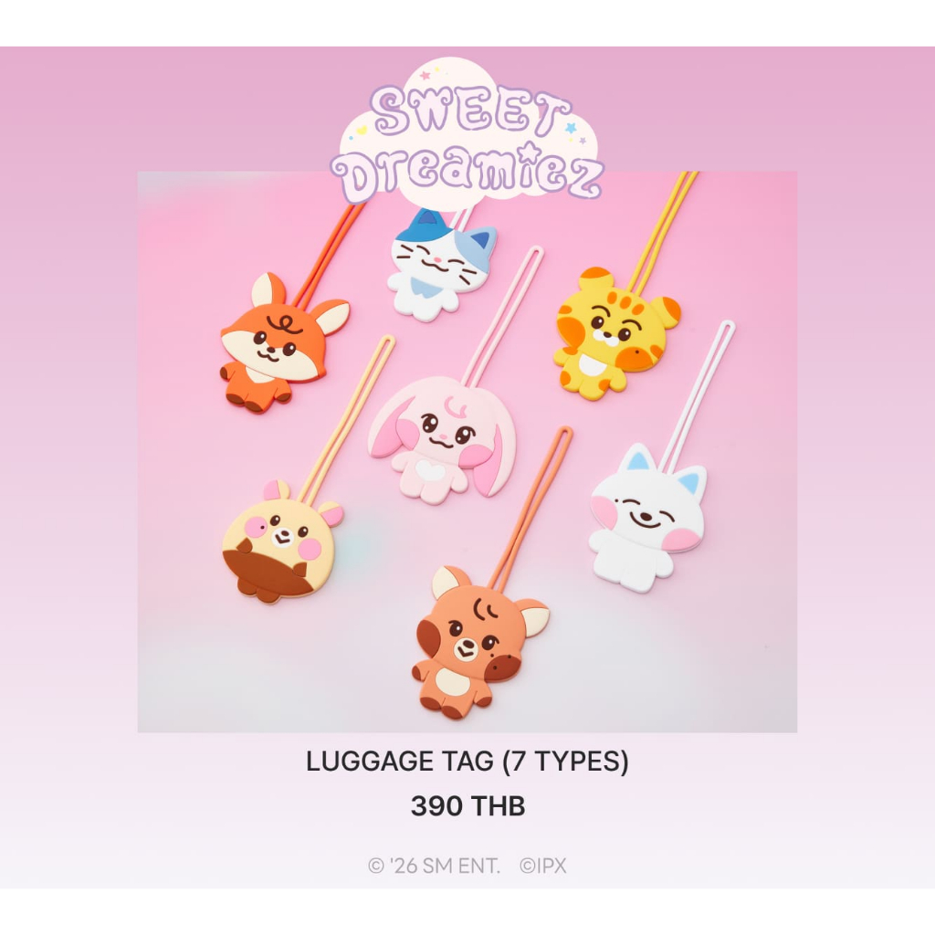 SEOULR | [Dreamiez] - SWEET LUGGAGE TAG