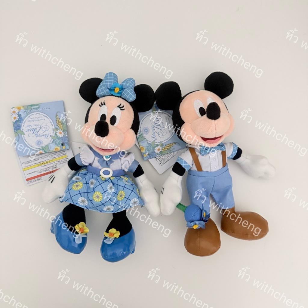 พร้อมส่งที่ไทย ✅ พวงกุญแจ Mickey & Minnie Mouse Disney Japan 🇯🇵