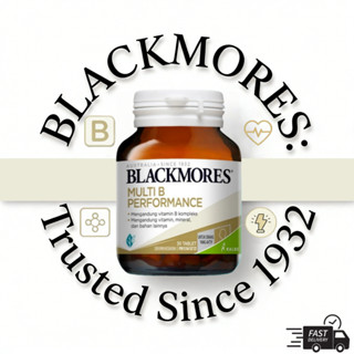{EXP:2028}วิตามินบีรวม Blackmores Multi B Performance 30 เม็…