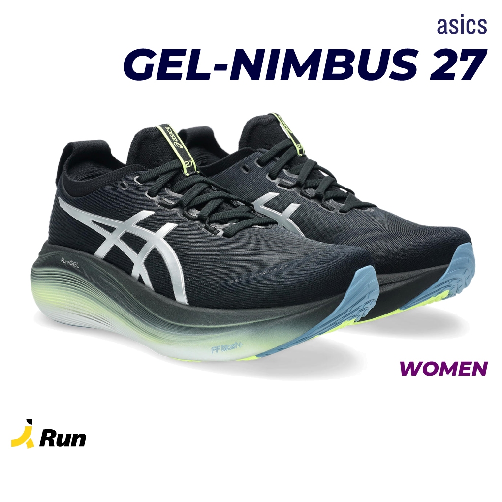 Asics Women's Gel Nimbus 27 Luxe Luxe/Black รองเท้าวิ่งผู้หญิง BananaRun