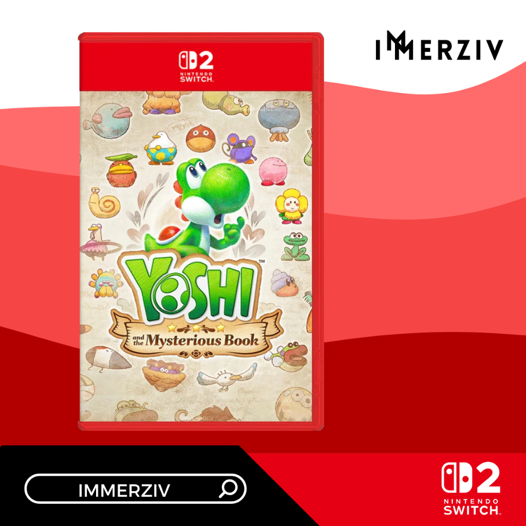 (พร้อมส่ง) SWITCH-2 YOSHI AND THE MYSTERIOUS BOOK (GAME) (ENG)
