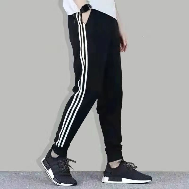 พร้อมส่งจากไทย✨กางเกงลำลองผู้ชาย กางเกงขายาว กางเกงวอร์ม ทรงหลวม เอวยางยืด แฟชั่นเกาหลี ใหญ่ M-5XL #2037