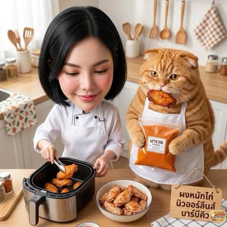 🧡 หมักไว้ก่อน อร่อยแน่นอน! ผงไก่นิวออร์ลีนส์ บาร์บีคิวในตำนาน น้ำหนัก50ก/100ก