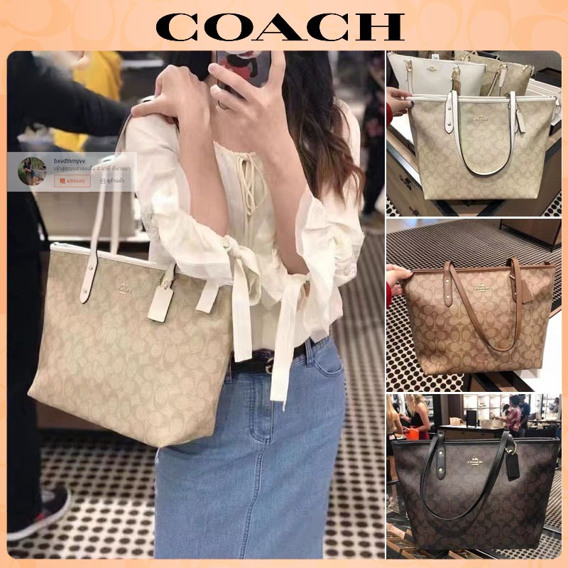 จัดส่งรวดเร็ว， 🔥ถุงช้อปปิ้งสำหรับผู้หญิง，กระเป๋าสะพายไหล่，กระเป๋าถือ F58292 CCQ28