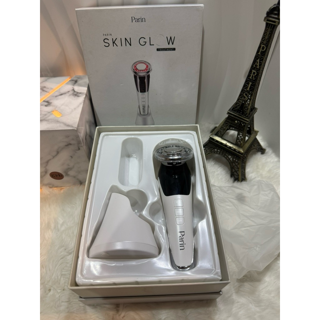 Parin เครื่องนวดหน้า Skin Glow Treatment   ล้าง นวด ผลัก ยก กระชับ สลาย ในเครื่องเดียว สินค้ามือสอง 