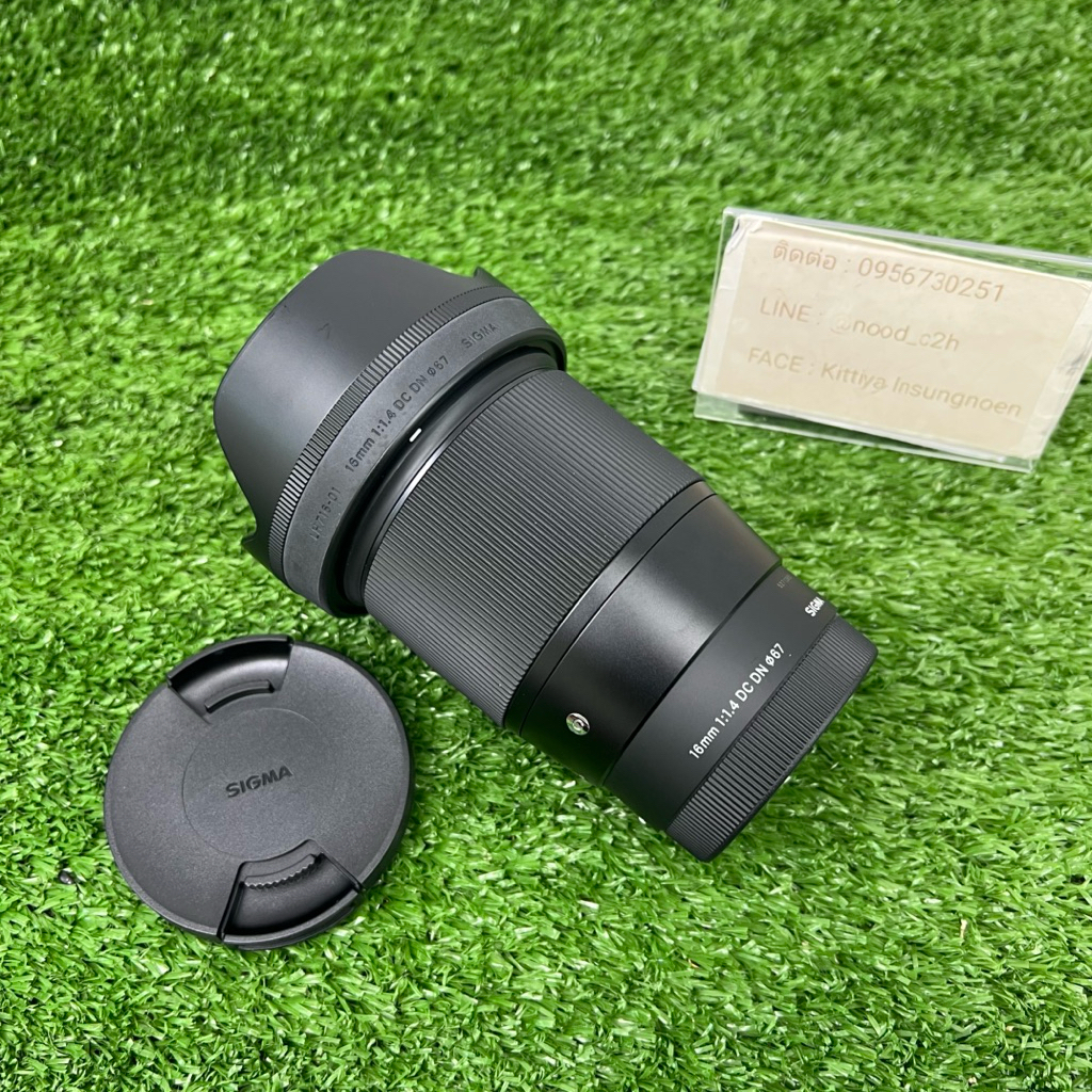 เลนส์ Sigma 16mm F1.4 DC DN สำหรับ Sony หมดประกัน สภาพสวย