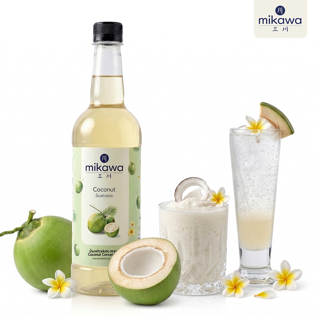 มิคาวะ สควอช มะพร้าว 740 มล. MIKAWA CONCENTRATED COCONUT SQUASH 740 ML