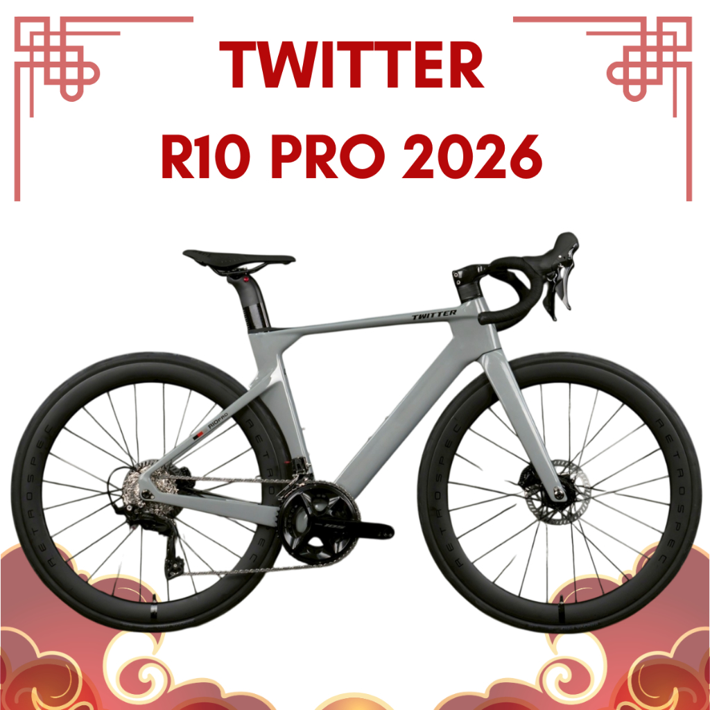 จักรยานเสือหมอบ TWITTER รุ่น R10 PRO  NEW2026