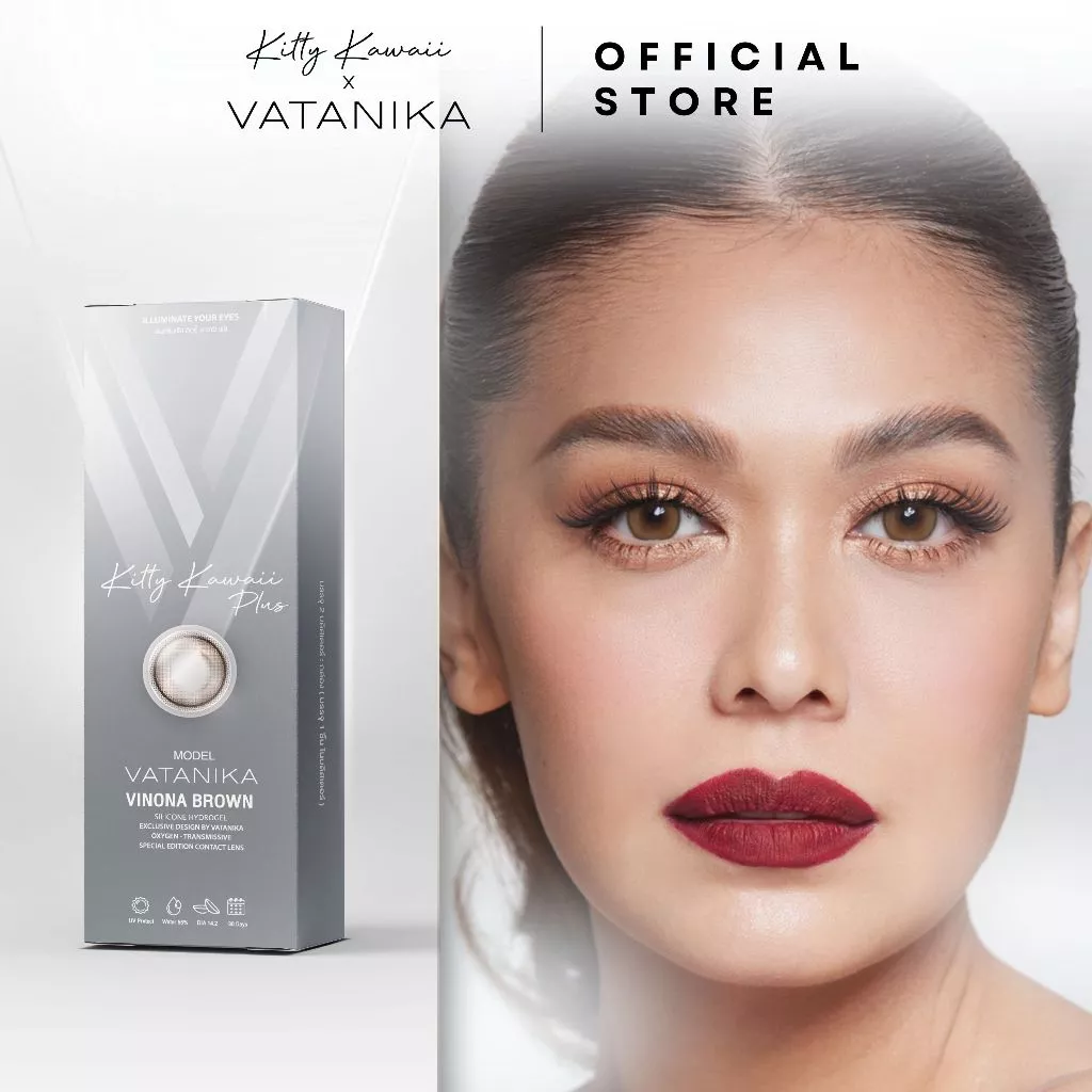 [ใหม่] VATANIKA Lens - Vinona Brown คอนแทคเลนส์สีน้ำตาล อบอุ่นคลาสสิกแบบ Timeless