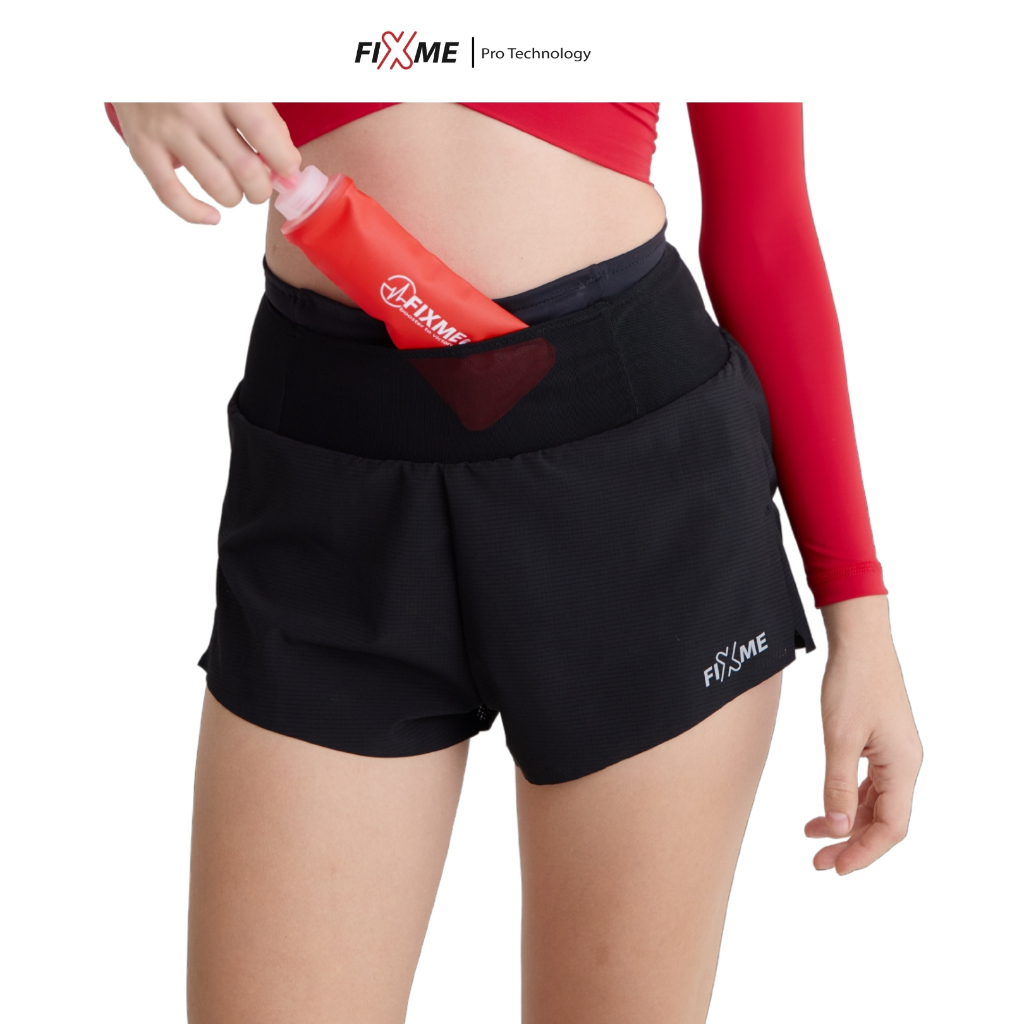 Z -fly กางเกงวิ่งขาสั้น (มีกระเป๋ารอบเอว+ซับกกน.+เอวมีเชือก) กางเกงวิ่ง มือโปร