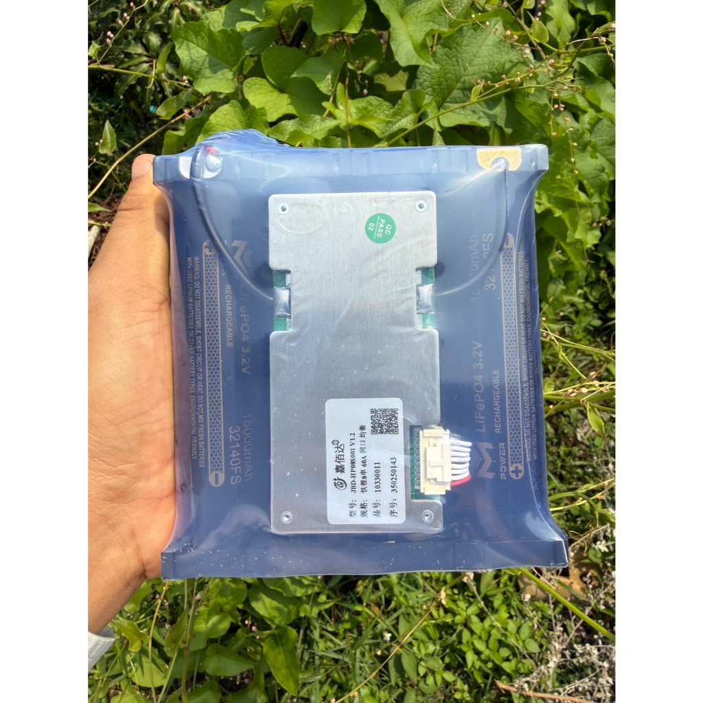 แบตเตอรี่ฟอสเฟต 8s 15ah M - power ของแท้ BMS 8s 60a JBD อย่างดี แถมที่ชาร์ท