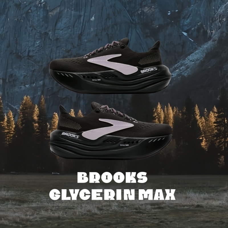 Brooks Glycerin Max black white 100%