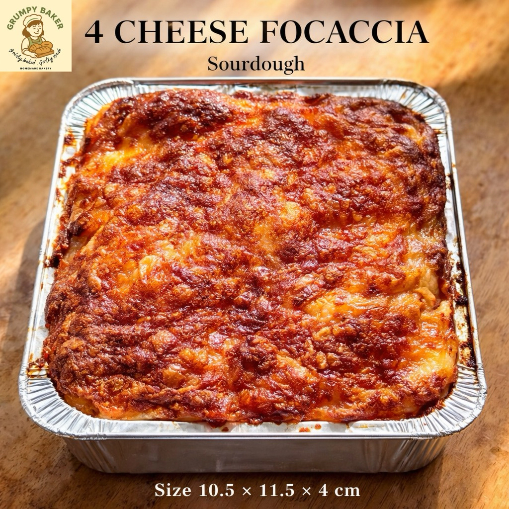 4 Cheese Focaccia Sourdough 🧀