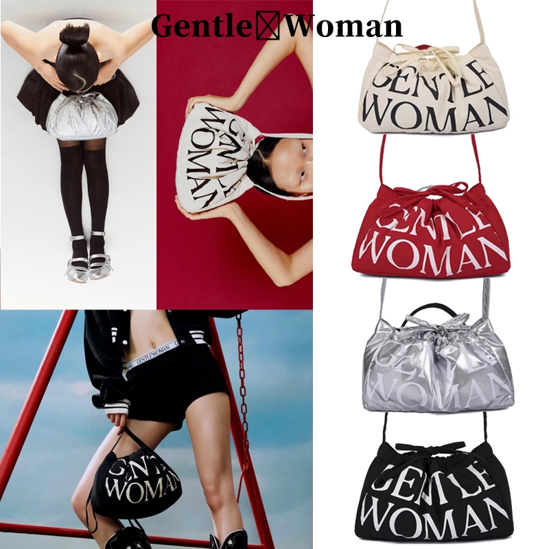 New กระเป๋า Gentlewoman แท้ Dumpling Bag drawstring bag Crossbody กระเป๋าเกี๊ยว กระเป๋าผ้า