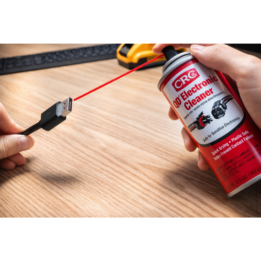 น้ำยาทําความสะอาด หน้าสัมผัสไฟฟ้า ชนิดแห้งเร็ว CRC QD® ELECTRONIC CLEANER 127g. ราคา ถูกที่สุด ดีลบีเคเค แกลเลอรีภาพที่ 6