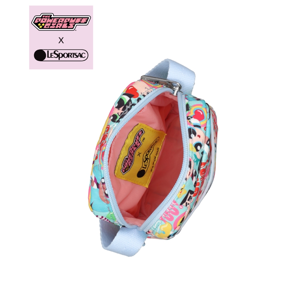 Lesportsac Mini Phone Crossbody Bag กระเป๋าใส่มือถือ Style 3505 Lesportsac x Powerpuff girls ราคา ถูกที่สุด ดีลบีเคเค แกลเลอรีภาพที่ 6