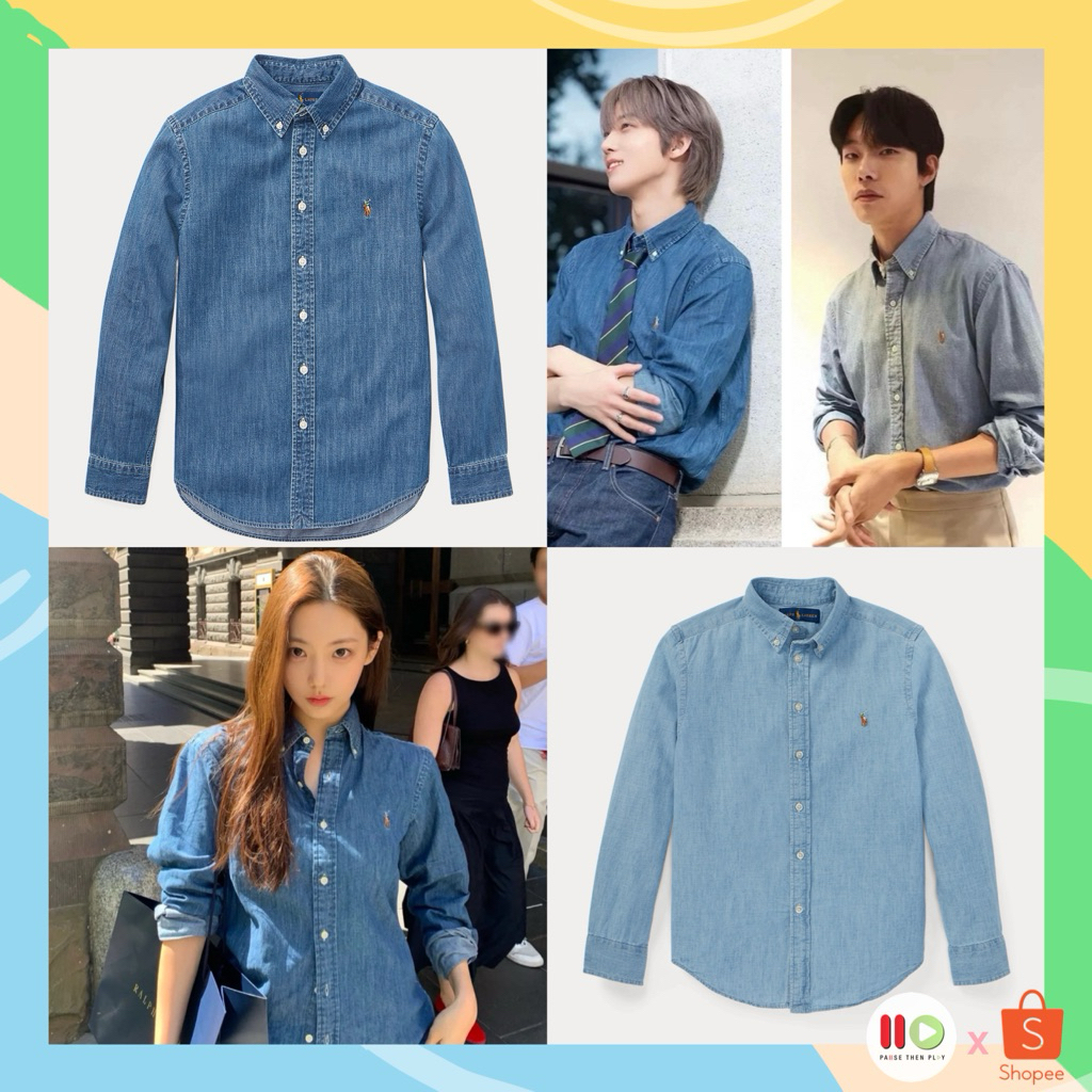 💰ลด 30%💰โค้ด •30XTRA100025• Ralph Lauren Linen Shirt (NEW)