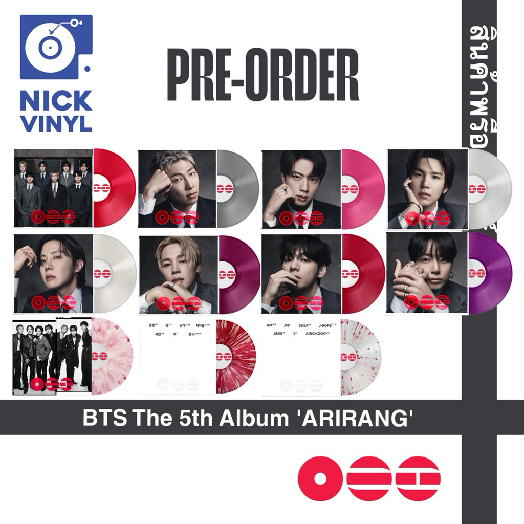 พรีออเดอร์ - แผ่นเสียง BTS: The 5th Album 'ARIRANG' (Official U.S. Store)