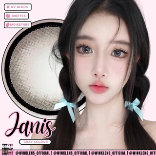 คอนแทคเลนส์ wink Janis เทา/ตาล ตาโต