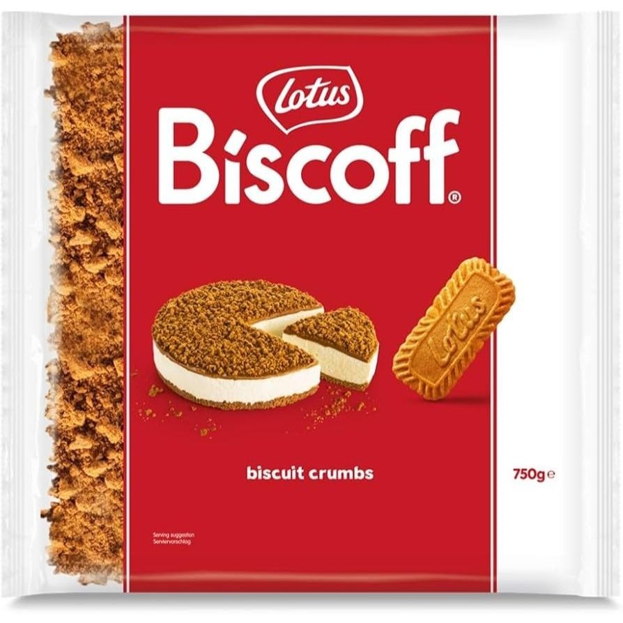 LOTUS BISCOFF-CRAMBLE คุกกี้บดหยาบ บิสกิตขนาด 750 กรัม