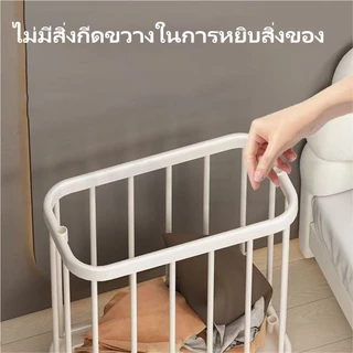 JOYNEST ตะกร้าซักผ้ามีล้อ ใส่ช่องแคบ เก็บผ้าสกปรก เคลื่อนย้ายสะดวก จุเยอะ แข็งแรง ทนทาน