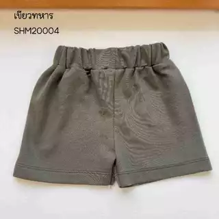 กางเกงขาสั้นเด็ก ผ้านุ่ม มินิมอล เอวยางยืด ใส่สบาย S-XL