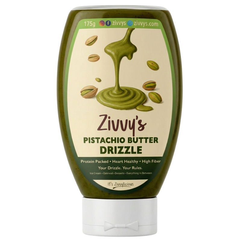 Pistachio Butter Drizzle | พิสตาชิโอบัตเตอร์สำหรับราด 175 กรัม | Zivvy's
