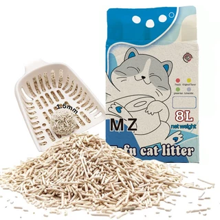 【ซื้อ 1 แถม 1】MZ ทรายแมวเต้าหู้ 16 ลิตร ทรายแมว ทรายแมวมันเต้า ทรายเต้าหู้ ออแกนิก 100% ทิ้งชักโครกได้