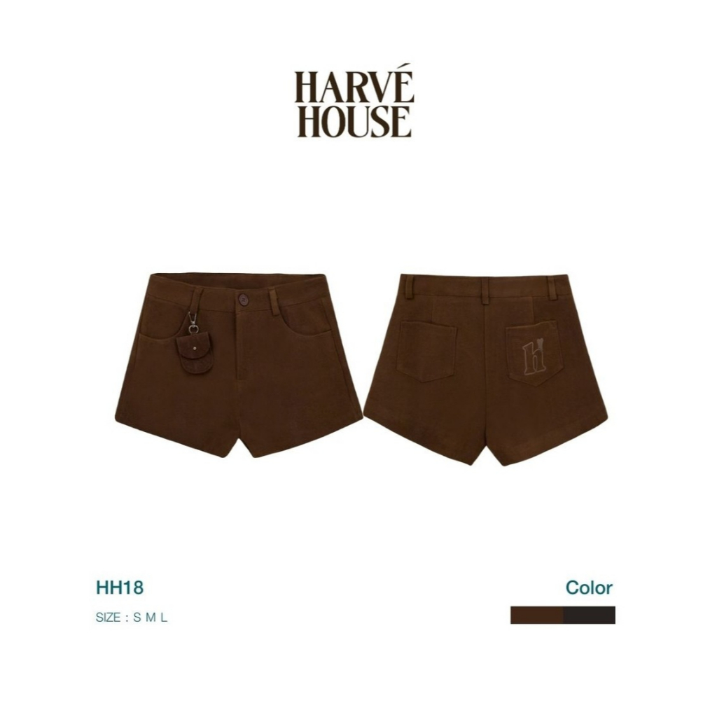 Harve House I Tailored Shorts กางเกงขาสั้น ดีไซน์มินิมอล ทรงสวย พร้อมกระเป๋าใช้งาน สามารถแมทช์ได้ง่าย