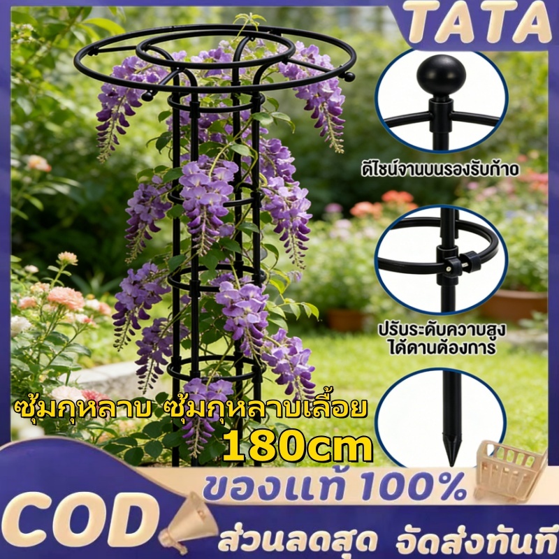 📣👉 พร้อมสซุ้มกุหลาบ ซุ้มกุหลาบเลื้อย โครงกุหลาบเลื้อย ซุ้มไม้เลื้อย เหล็กแข็งแรง ท่อเหล็กเคลือบ PE กันสนิม กระถางต้นไม
