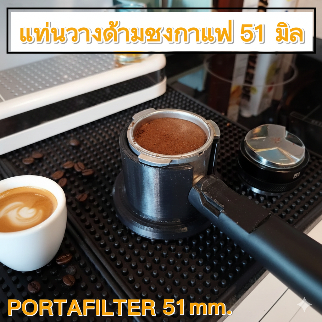 แท่นวางด้ามชง 51 มิล - 51mm portafilter holder(เฉพาะแท่นวาง)