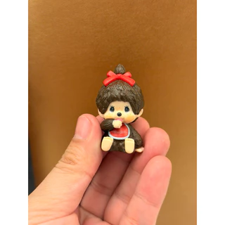 พร้อมส่ง‼️ ของแท้100%‼️ร้านนี้ถูกที่สุด‼️พร้อมส่ง Monchhichi โมเดล เอาไปเจาะพวงได้ เอาไปวางโชว์ก็น่ารักกกก