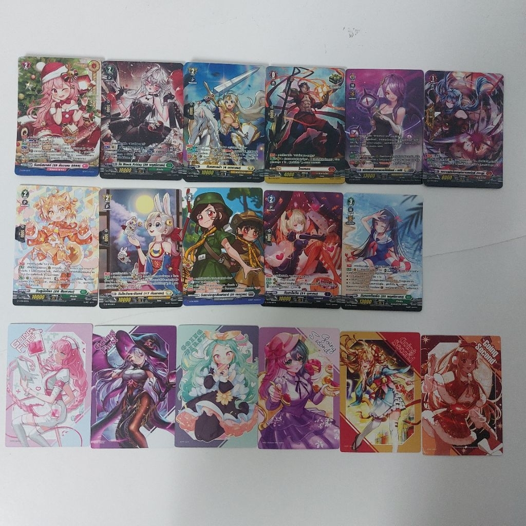 แวนการ์ด ดี ภาษาไทย การ์ดสกิน วันสากล ใบเริ่มก่อน-หลัง Sp Full art Vanguard D-TH แยกใบ/ยกเซ็ต