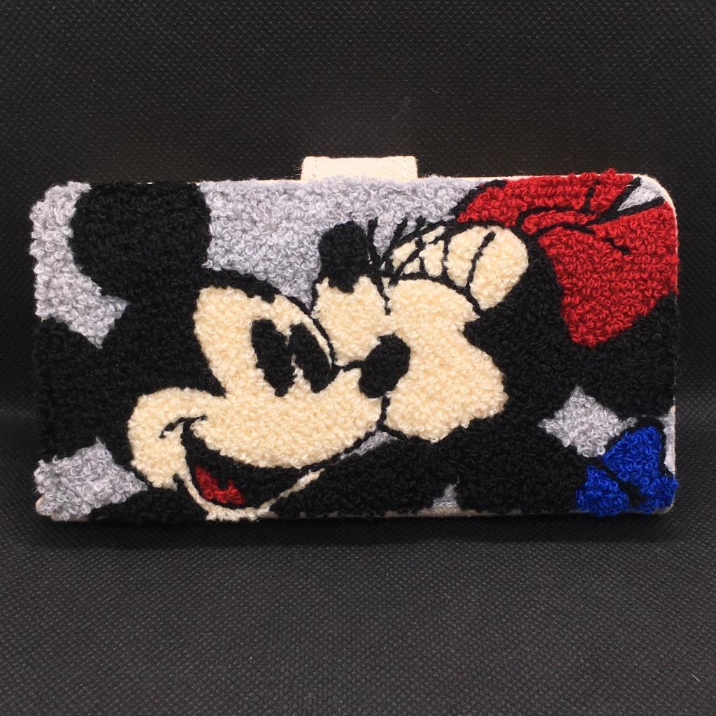เคสทรงสมุด Suncrest Disney (Sagara Embroidery) ใส่ได้หลายรุ่น iPhone X/8/7/6s/6, ของแท้ มือสอง