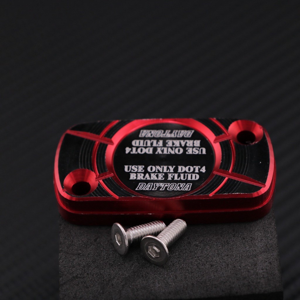 ฝาปิดปั้มเบรกบน WAVE เดโท สีแดง ตรงรุ่น #มอเตอร์ไซค์ #SFshop