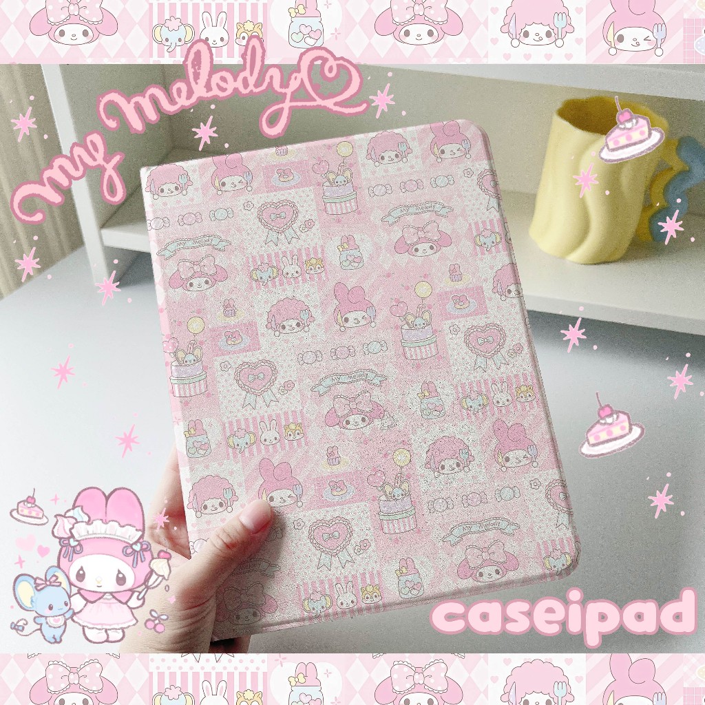 ✨พร้อมส่ง✨เคสไอแพด Melody Pro12.9 Air8 11 Gen12 Gen11 Air7 13 Sanrio เคสipad Gen9/8/7 10.2 Mini7 8.3 – โปรปัง