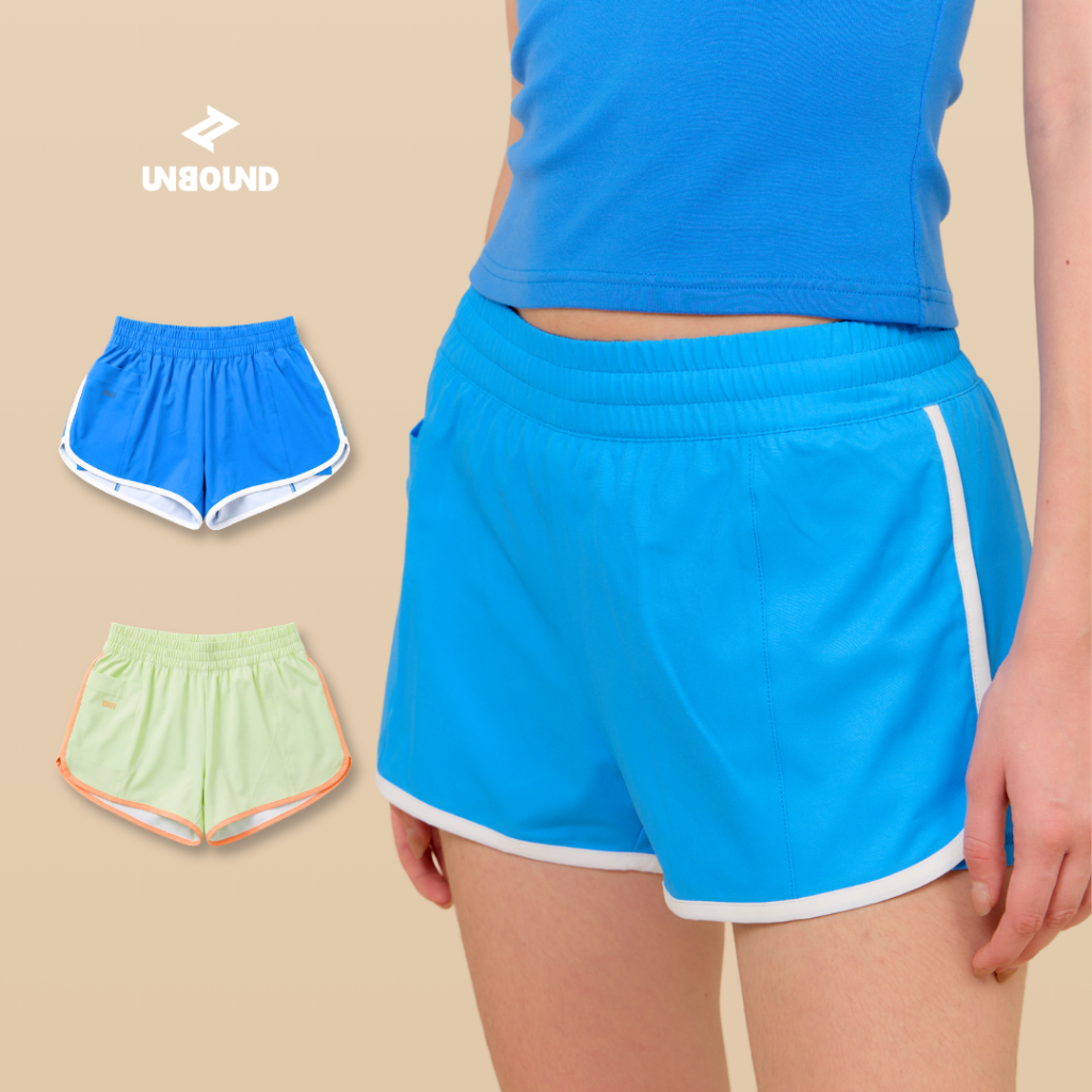 UNBOUND U-LINE ACTIVE SHORT กางเกงขาสั้นยูไลน์ เบาสบาย มีซับใน (เฉพาะกางเกง)