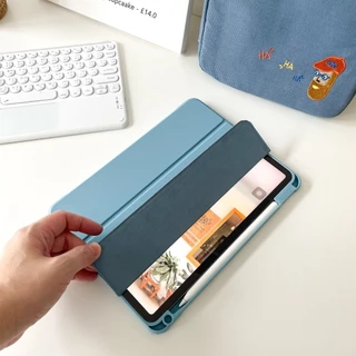 Case iPad Gen10 Air4/5/6/7/8 10.9 compatible for Pro11 gen7/8/9 10.2เคสไอแพด gen5/6 9.7หลังใส เคสไอแพดสีดํา 11นิ้วหลังทึ