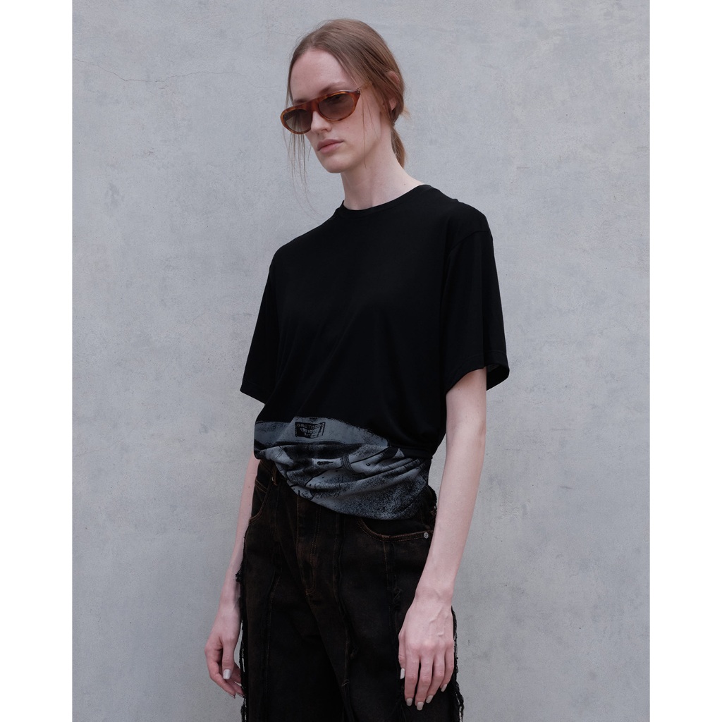 R26 TROMPE-L'OEIL SCREENPRINT T-SHIRT