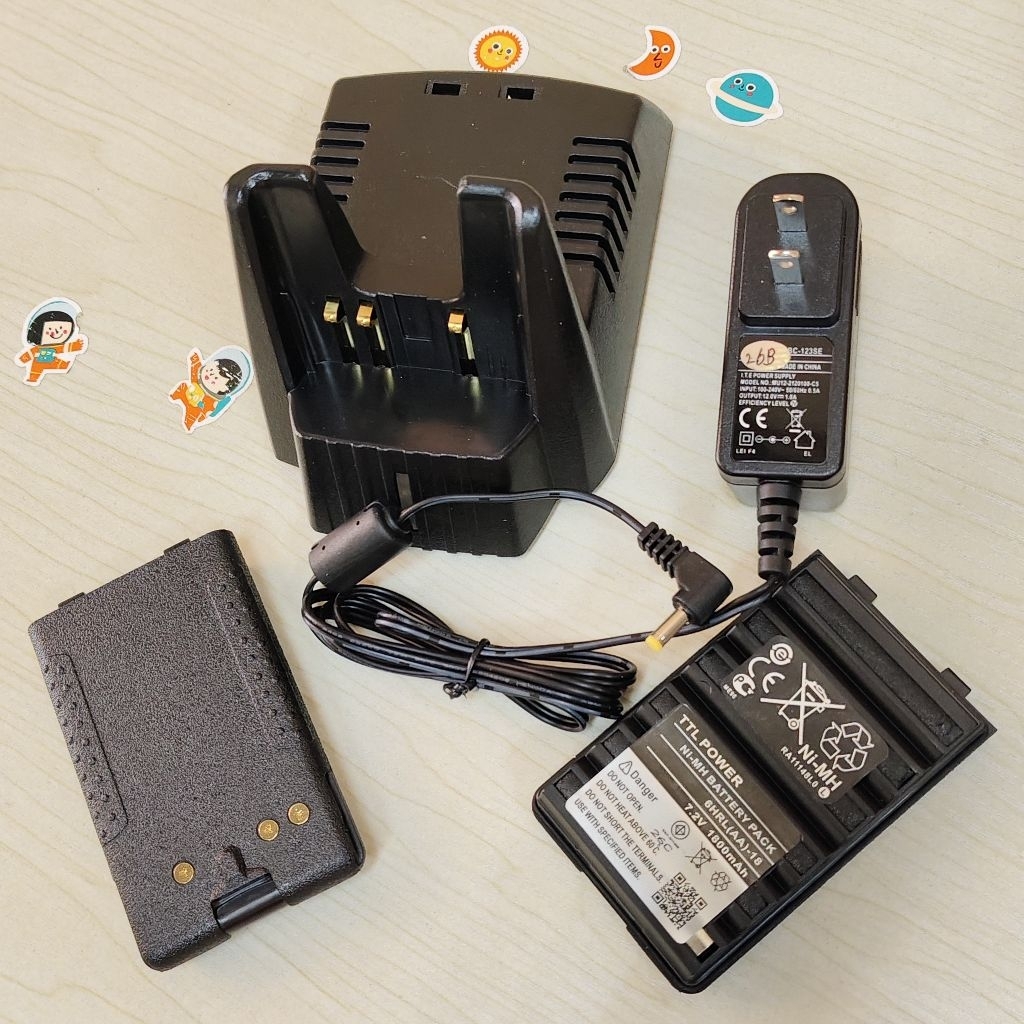 #แท่นชาร์จ,แบตเตอรี่วิทยุสื่อสารVX150,151,158,